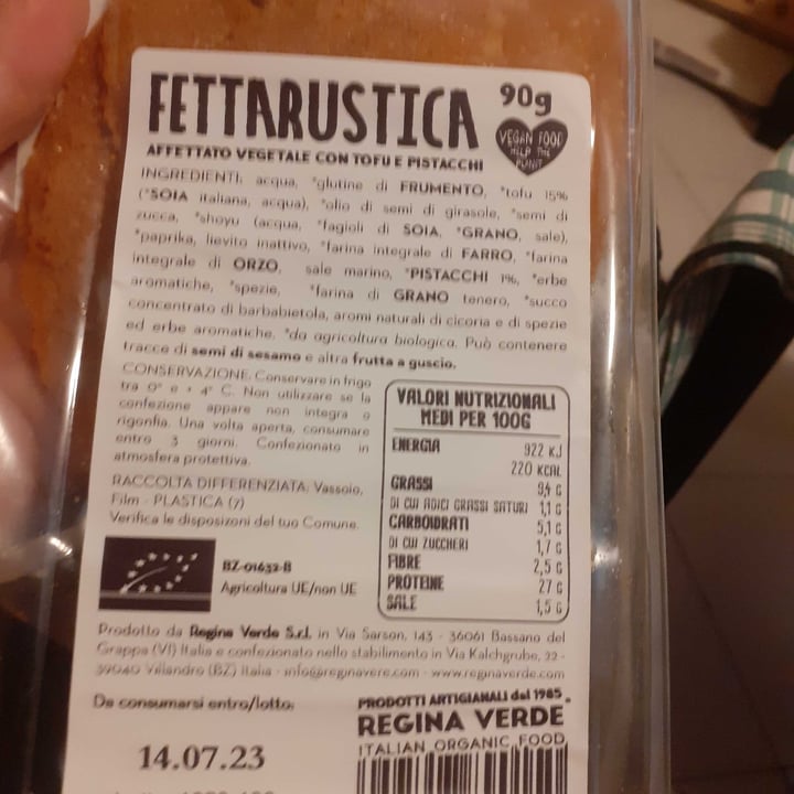 photo of Regina Verde Affettato vegetale con pistacchio shared by @tresy on  12 Jun 2023 - review