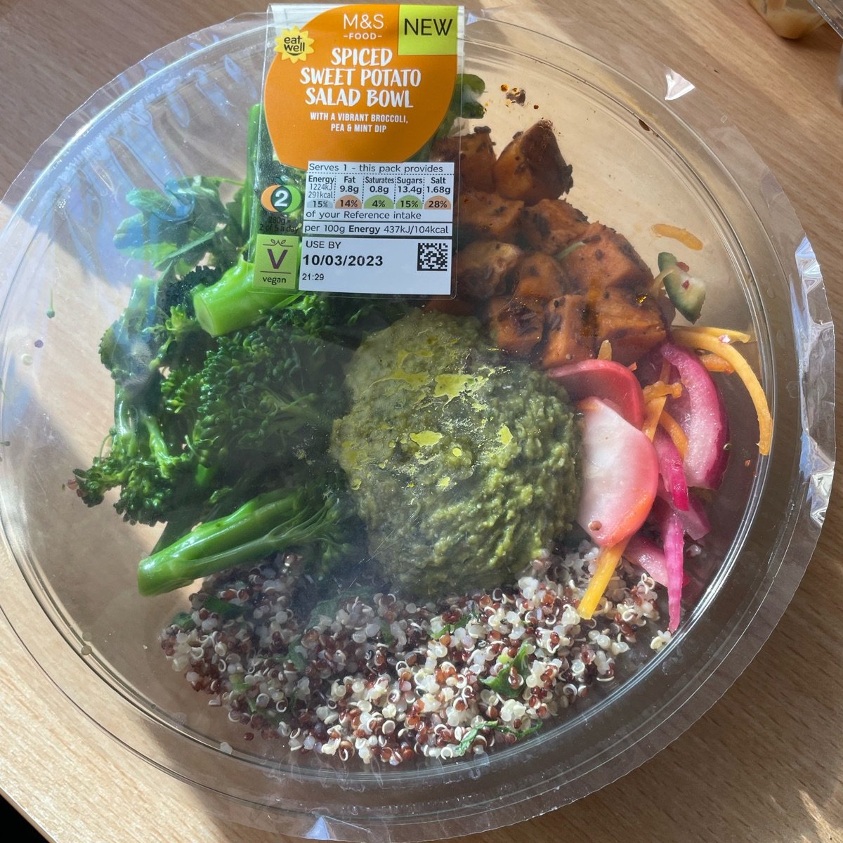 Marks & Spencer Food (M&S) Spiced Sweet Potato Salad Bowl Reviews