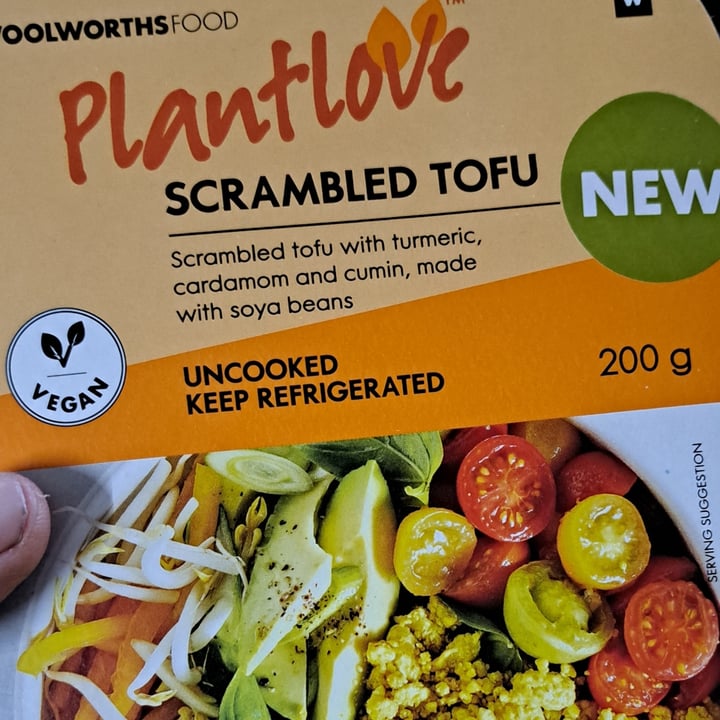 photo of Woolworths Food plantlove scrambled tofu shared by @pringlebayvegan on  08 Mar 2023 - review