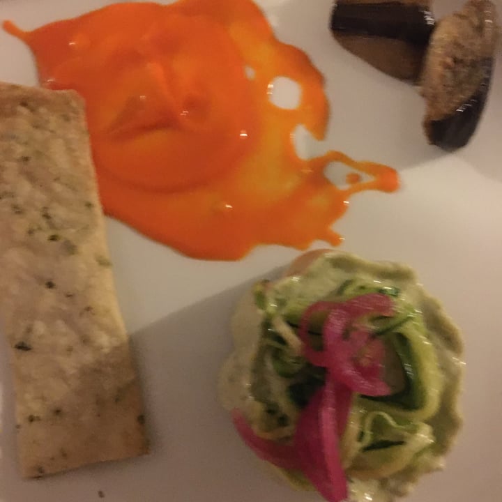 photo of Pitagora Locanda Vegana budino Di Zucchine Con Salsa Di Peperoni, Melanzana Al Forno E Cialda Al Rosmarino shared by @sanponzo on  28 Dec 2022 - review