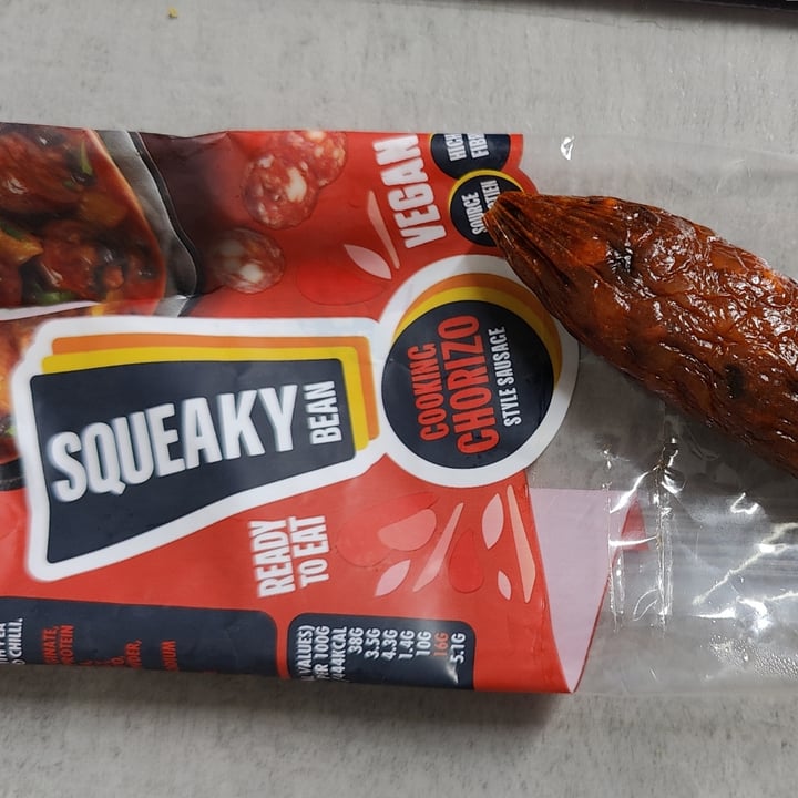 photo of Squeaky Bean Cooking Chorizo style sausage shared by @ohrenje on  01 May 2023 - review