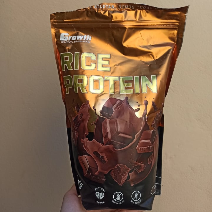 photo of Growth Supplements Rice Protein Chocolate shared by @pamsmundo on  01 May 2023 - review
