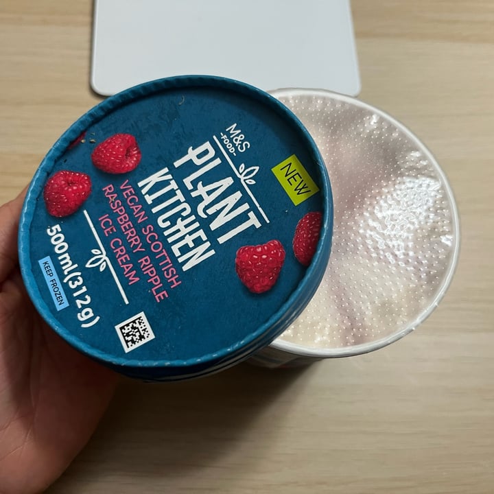 photo of Plant Kitchen (M&S) Raspberry Ripple Ice Cream shared by @snowy27 on  26 Dec 2022 - review