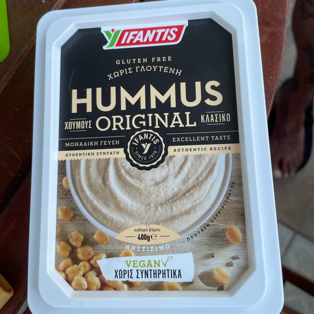 Hummus Original from Ifantis - Vegan Product Reviews & Ratings | abillion