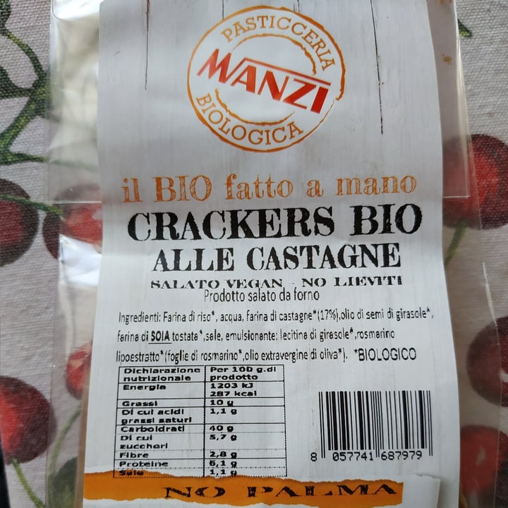 photo of Pasticceria Manzi biologica Manzi crackers bio alle castagne shared by @simona74veg on  11 May 2023 - review