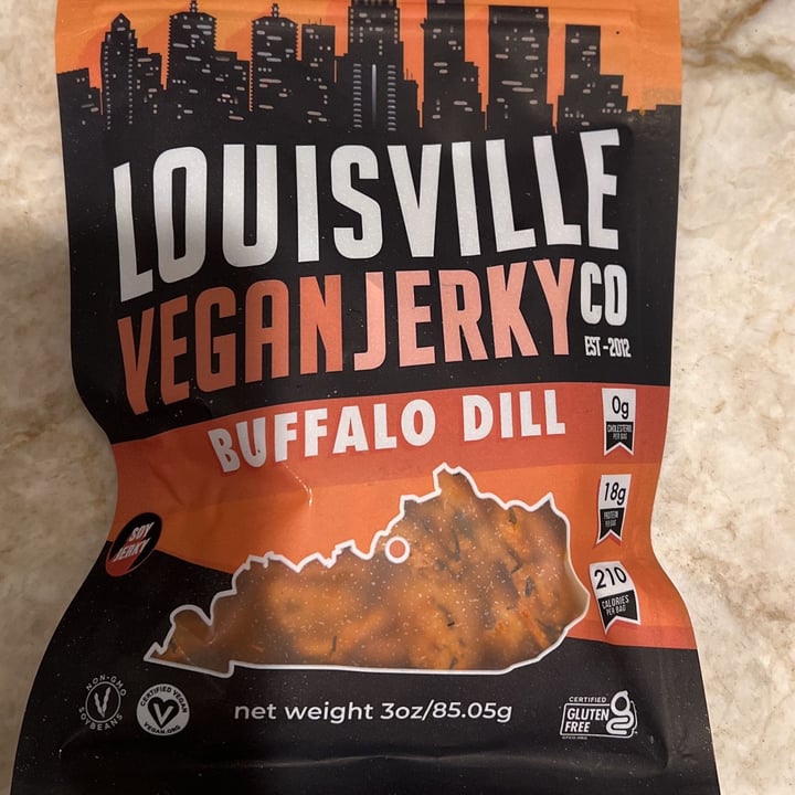 photo of  Louisville Vegan Jerky Co. Buffalo Dill shared by @anabanana1 on  18 Apr 2023 - review