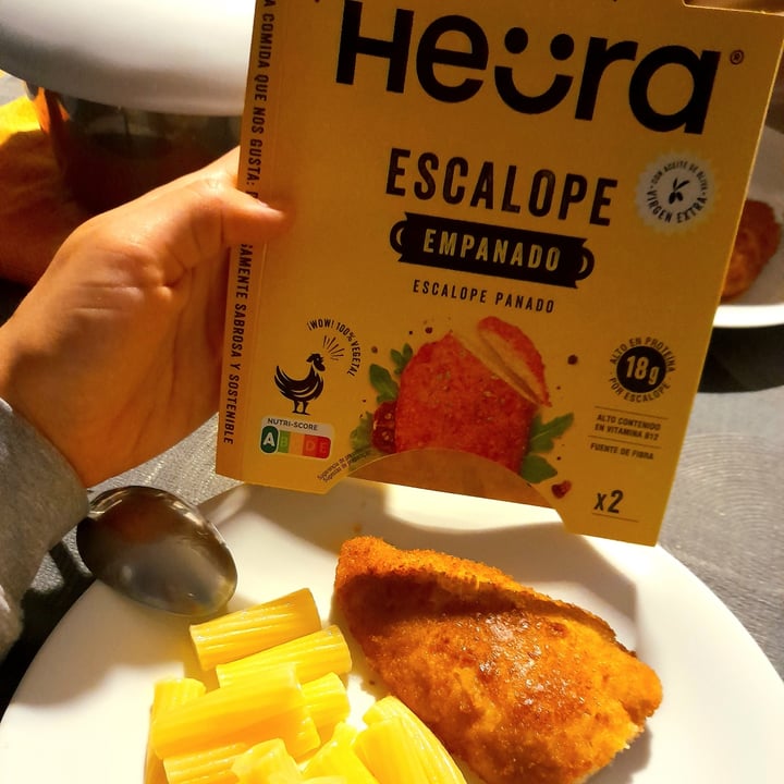 photo of Heura escalope shared by @irmandadeantispecist on  01 Jun 2023 - review