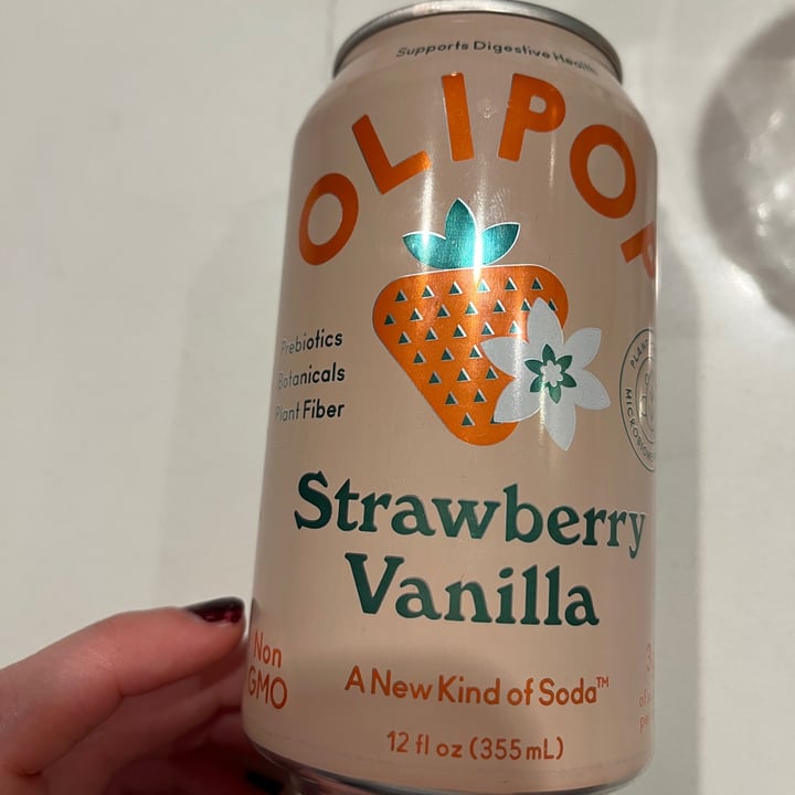 photo of OLIPOP Strawberry Vanilla Sparkling Tonic shared by @alistar on  04 Jul 2023 - review