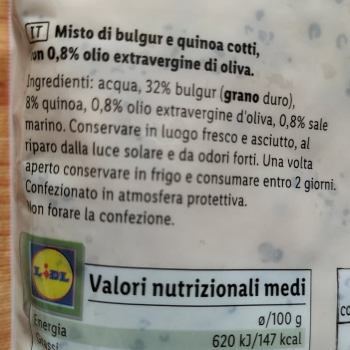 photo of Kania bulgur e quinoa cotti a vapore shared by @bruinichiara on  12 Jan 2023 - review