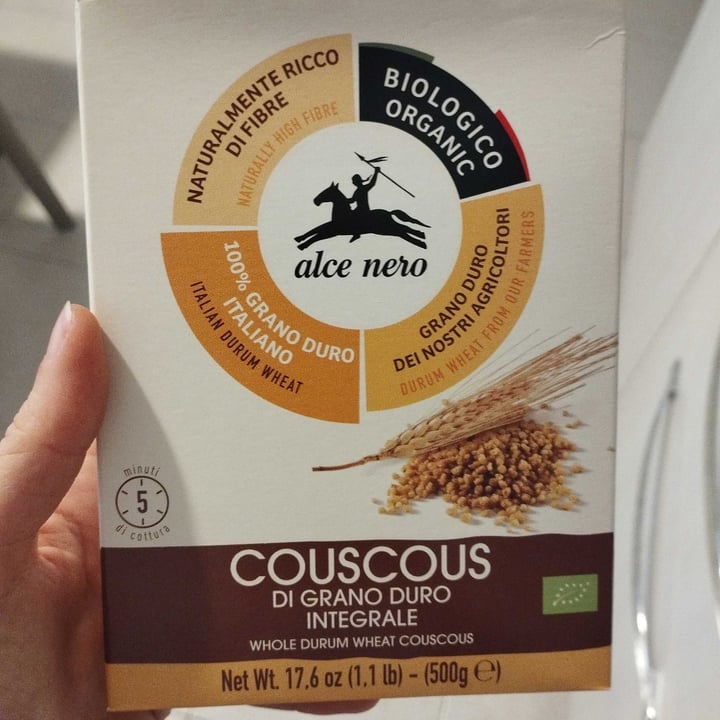photo of Alce Nero Cous cous di grano duro integrale shared by @valeme on  15 Feb 2023 - review
