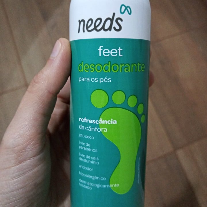 photo of Needs Desodorante para os pés - Cânfora shared by @leilasmonnerat on  11 Jan 2023 - review