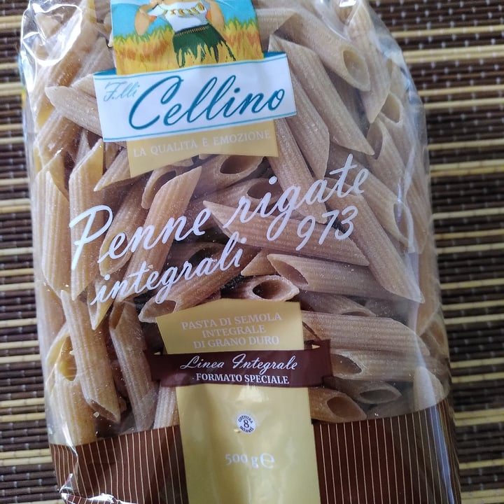photo of Pastificio F.lli Cellino Penne rigate integrali shared by @walkabout-veg on  01 May 2023 - review