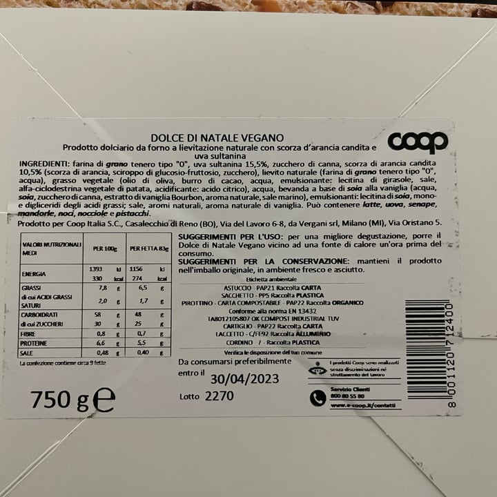 photo of Coop Dolce di Natale shared by @brainstorming7 on  27 Jan 2023 - review