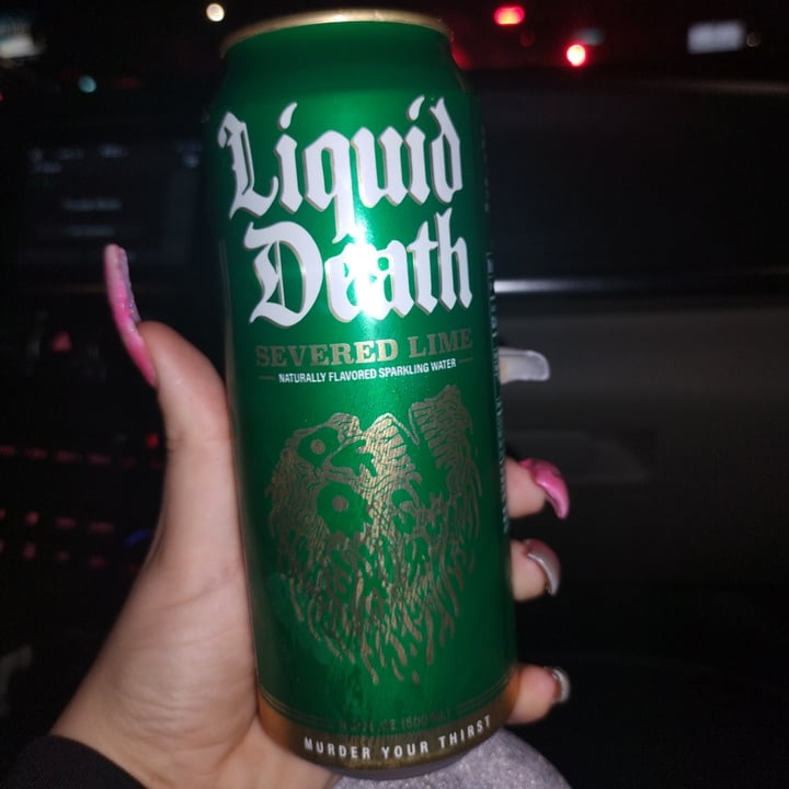 photo of Liquid death  Severed Lime shared by @alyssaa on  13 Jun 2023 - review