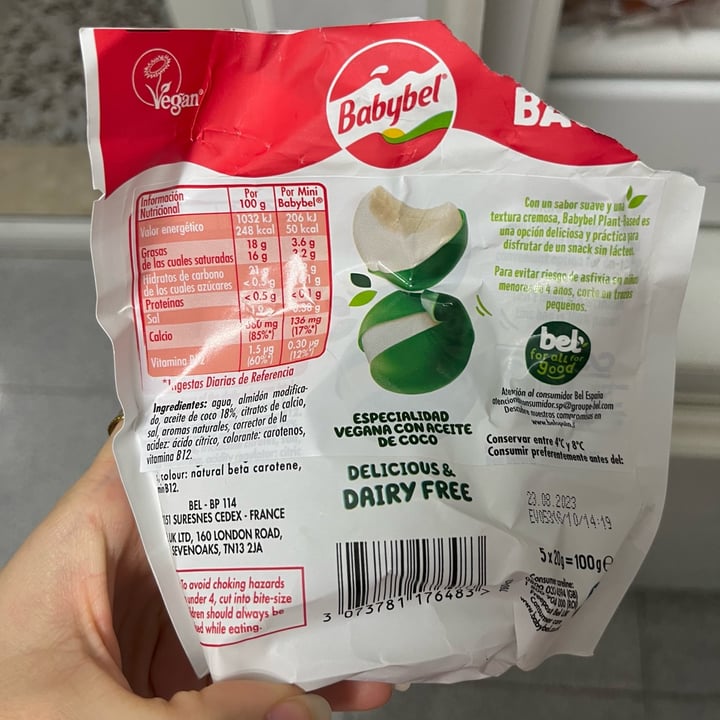 photo of Babybel Plant-Based Plant-Based Cheese Alternative shared by @elenaxgr on  14 Apr 2023 - review