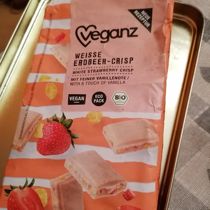 photo of Veganz Weiße Erdbeer-Crisp (White Strawberry Crisp) shared by @alevale on  18 Jun 2023 - review
