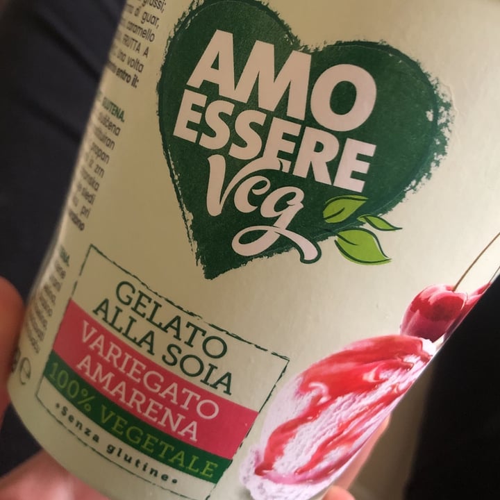 photo of Amo Essere Veg gelaato di soia variegato all'amarena shared by @teresacarratelli on  31 May 2023 - review