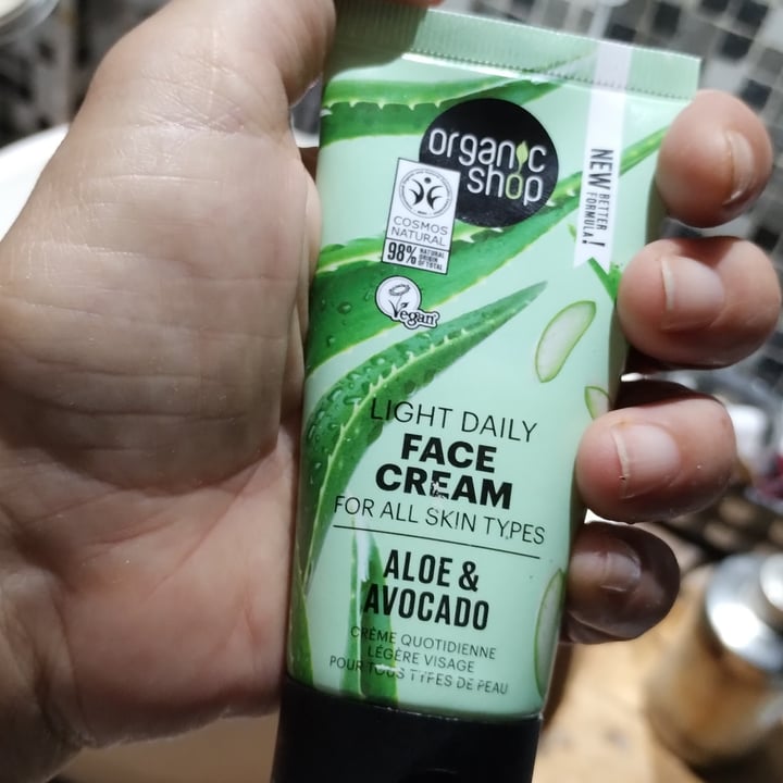 photo of Organic shop Crema facial aloe y bamboo shared by @ladyxi on  03 Apr 2023 - review