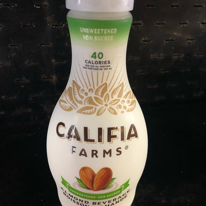 photo of Califia Farms almond beverage shared by @sueprozak on  05 Feb 2023 - review