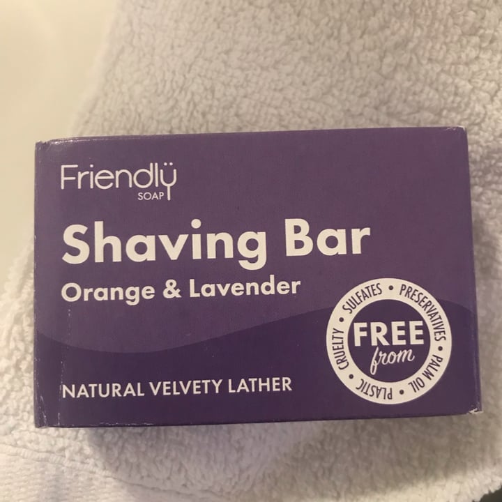 photo of Friendly Soap Orange & Lavender Shaving Bar shared by @masscas on  11 Mar 2023 - review
