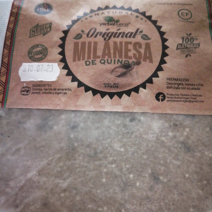photo of Yerbabuena Milanesa De Quinoa shared by @pilina on  30 May 2023 - review