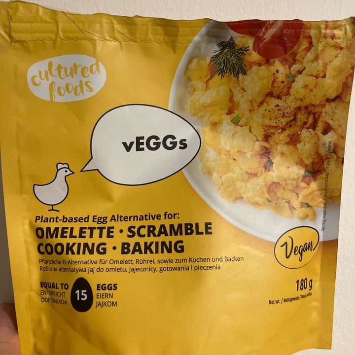 photo of Cultured Foods Vegan Egg Alternative For Omelette, Scramble, Cooking, Baking shared by @silviaemaria on  25 Jan 2023 - review