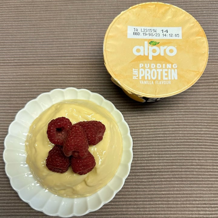 photo of Alpro Plant Protein Vanille Pudding shared by @vanille on  22 Jul 2023 - review