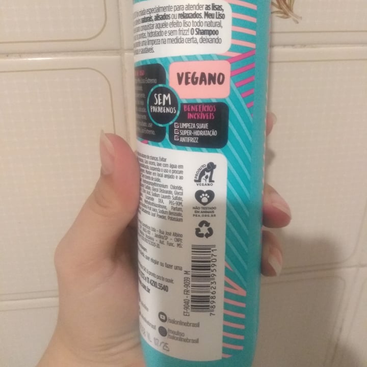 photo of Salon line shampoo liso extremo shared by @priscillacoelho on  16 Dec 2022 - review
