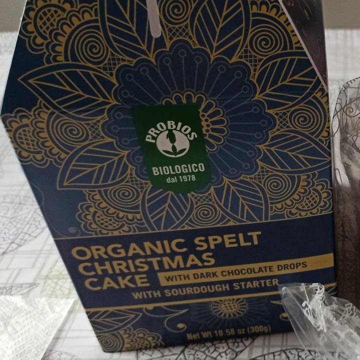 photo of Probios organic spelt christmas cake shared by @barbaraveggie on  20 Dec 2022 - review
