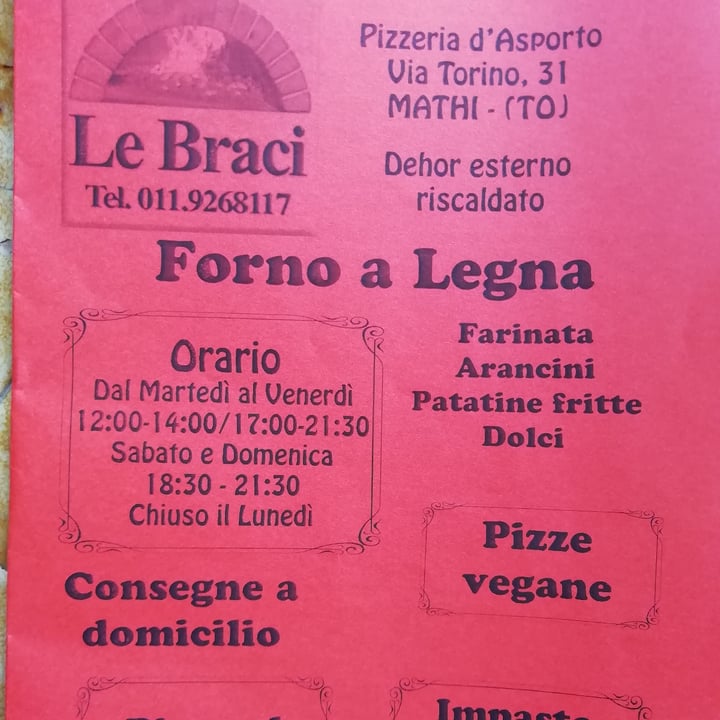 photo of Le Braci Pizza Da Asporto Di Papurel Begin D. Pizza Al di là shared by @enrybluveg on  14 Aug 2023 - review