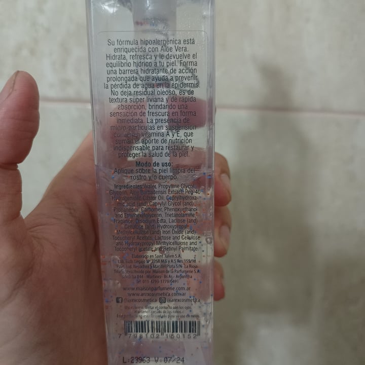photo of Arex Gel Hidratante Refrescante shared by @annbe on  03 Jan 2023 - review