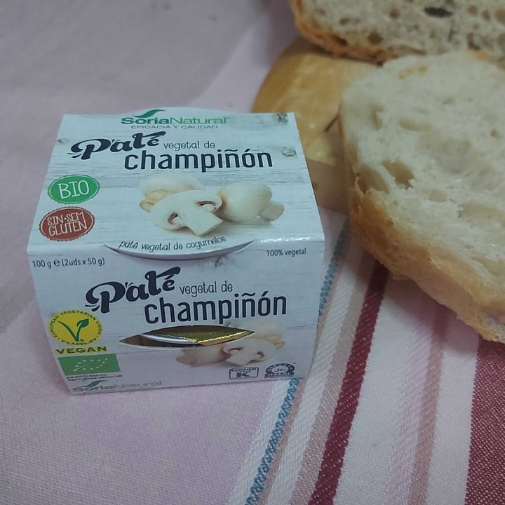 photo of Soria Natural Paté de champiñón shared by @angearion on  09 Aug 2023 - review