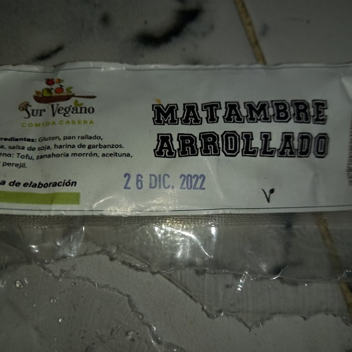 photo of Sur Vegano Matambre shared by @flor87 on  10 Jan 2023 - review
