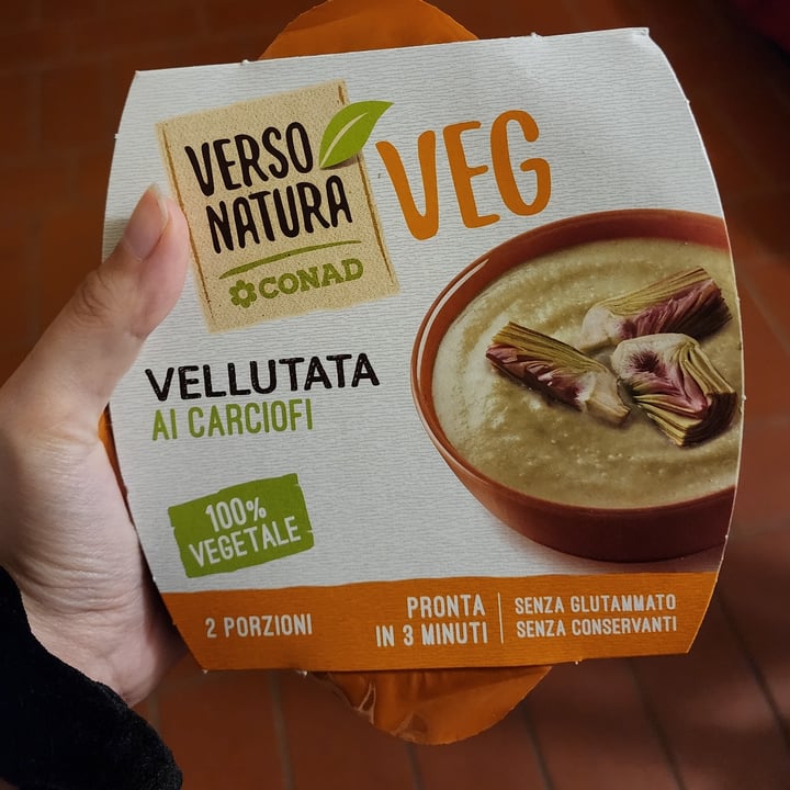 photo of Verso Natura Conad Veg Vellutata Ai Carciofi shared by @andirabas on  29 Jan 2023 - review