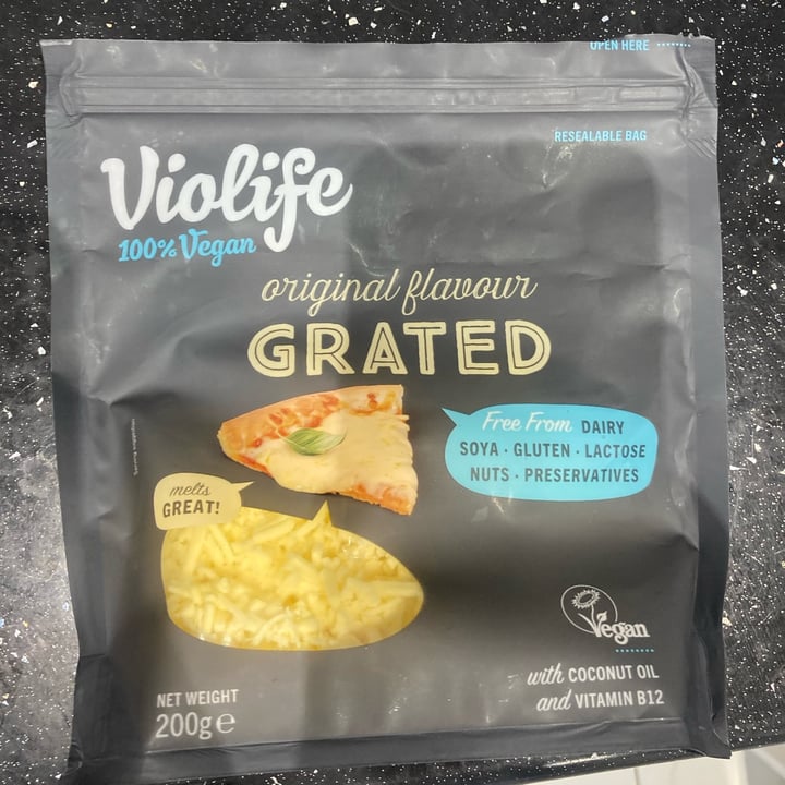 photo of Violife Original Flavour Grated  shared by @giuliacantamessi on  17 Feb 2023 - review