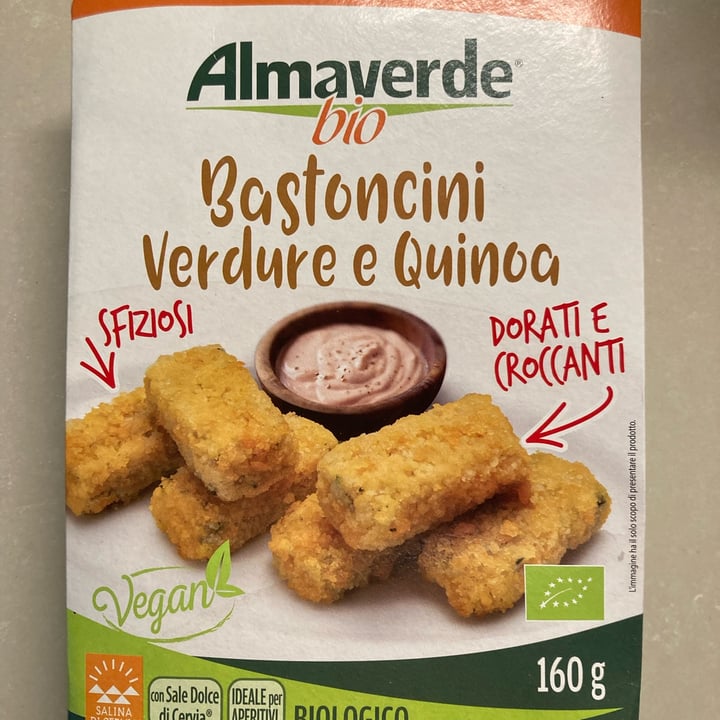 photo of Almaverdebio Bastoncini Verdure e Quinoa shared by @giuliatonelli83 on  13 May 2023 - review