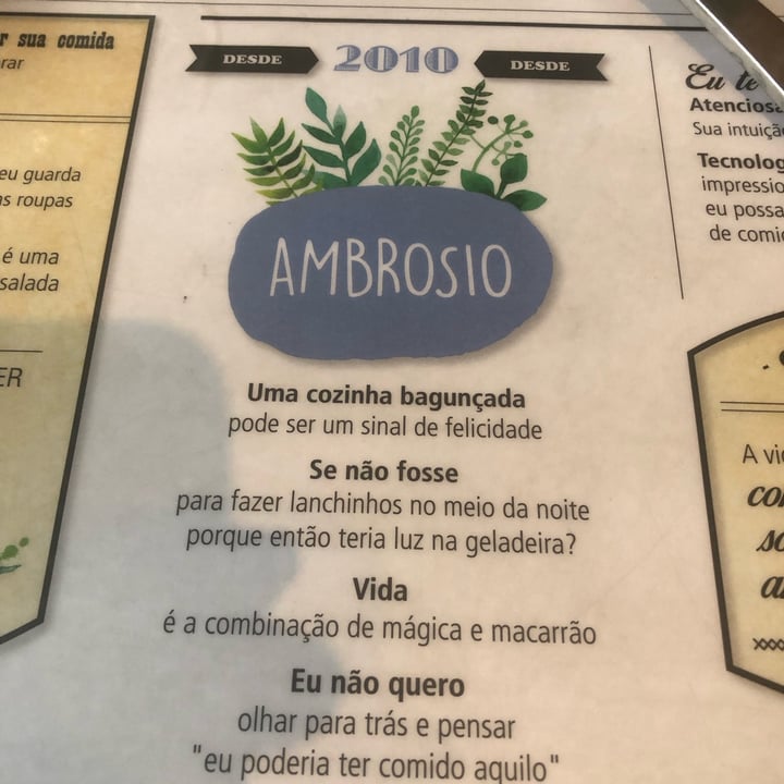 photo of Ambrósio Café & Cozinha Afetiva lentilha shared by @malulemos on  19 Feb 2023 - review