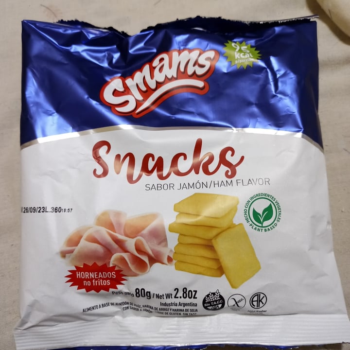 photo of smams Snack Sabor Jamon shared by @emilcesq on  21 Jan 2023 - review