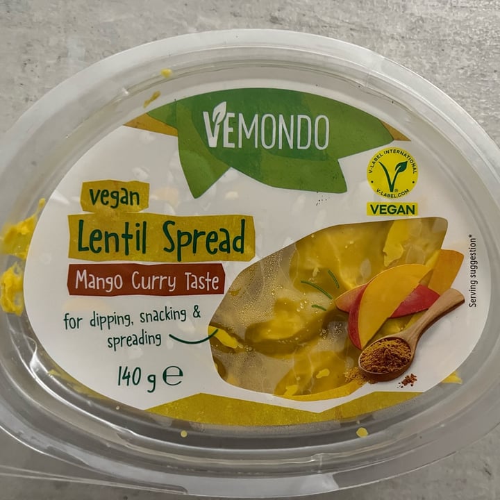 photo of Vemondo lentil spread shared by @valez on  05 Aug 2023 - review