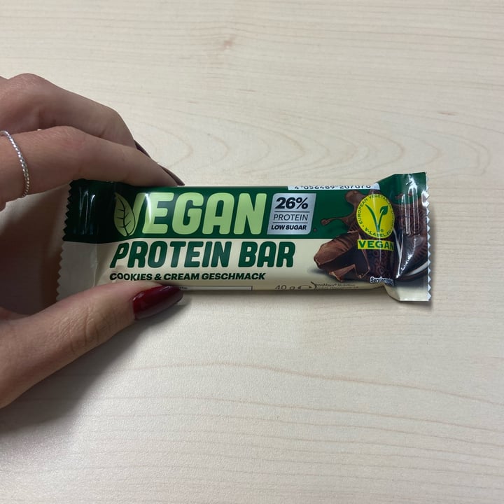 photo of Lidl Vegan Protein Bar Cookies & Cream  shared by @apkilgour on  18 Jan 2023 - review