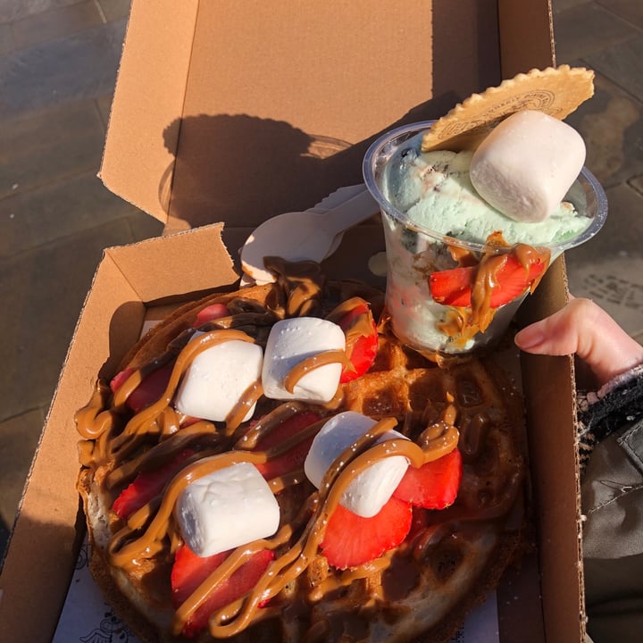 photo of Holy Cow Topped Waffles shared by @goatgirl on  23 Mar 2023 - review