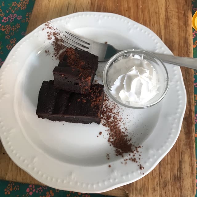 Photo of the dish “brownies alla patata dolce”