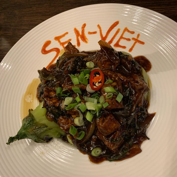 photo of Sen Viet Vegan Restaurant Grilled Aubergine Dish shared by @lamaryvegana on  13 Apr 2023 - review