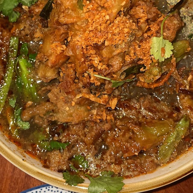 Photo of the dish “volcano tempura noodle”