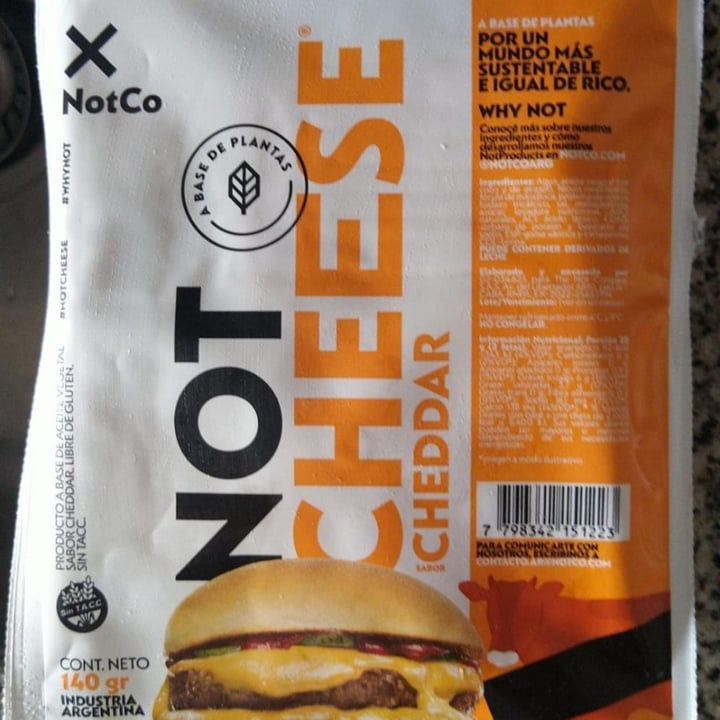 photo of NotCo Not Cheese Cheddar shared by @wallass2487 on  06 Jun 2023 - review