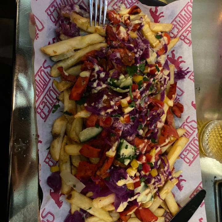 photo of Doner Summer Sheffield garlic chilli chicken teller tray shared by @joshthevegan on  14 Jan 2023 - review