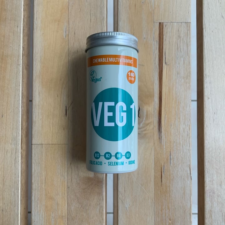 photo of Veg 1 Orange Flavor Chewable Multivitamin shared by @jinplantfriend on  01 Mar 2023 - review