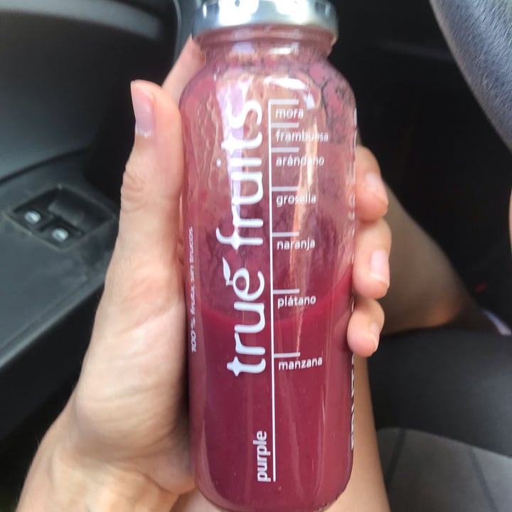 photo of True Fruits Smoothie Purple shared by @irequinzel on  01 Aug 2023 - review