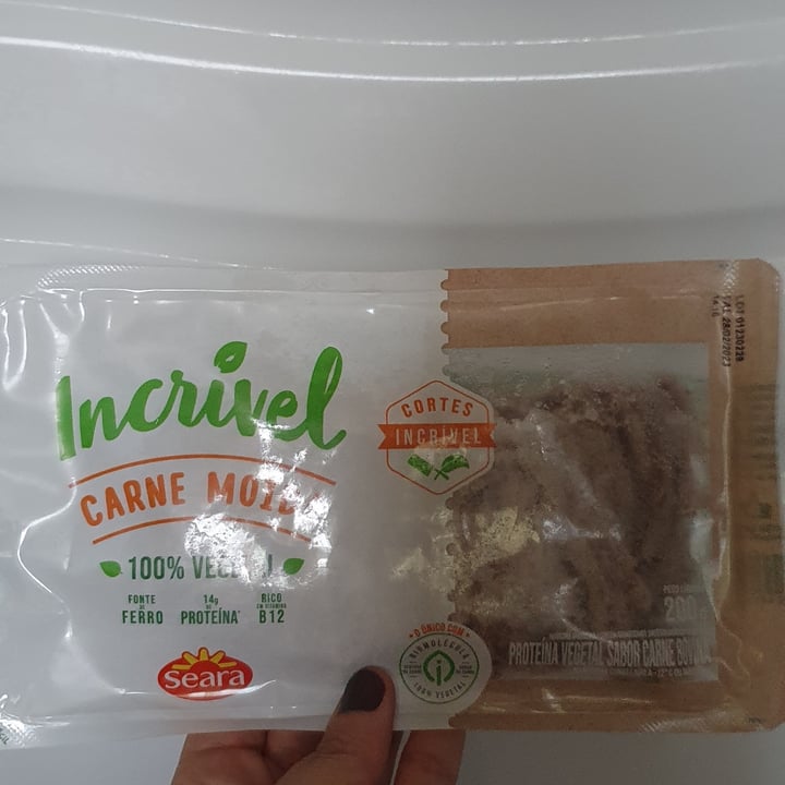 photo of Incrível - Seara Carne Moída shared by @katiabud on  26 Feb 2023 - review