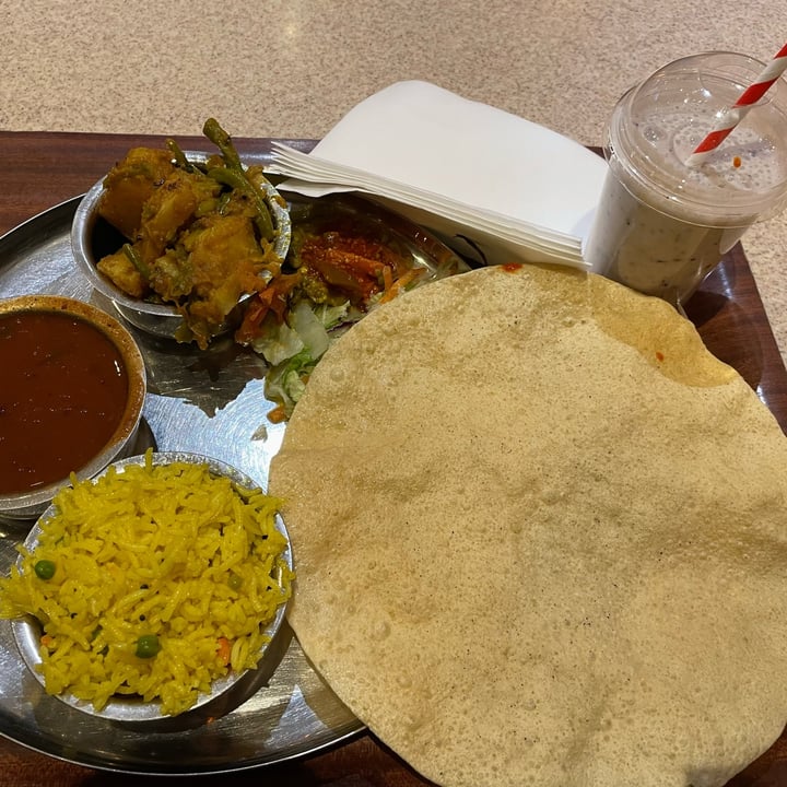 photo of Govinda's Pure Vegetarian Restaurant Vegan Thali shared by @ct77 on  15 Jan 2023 - review